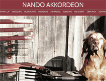 Tablet Screenshot of nando-akkordeon.ch